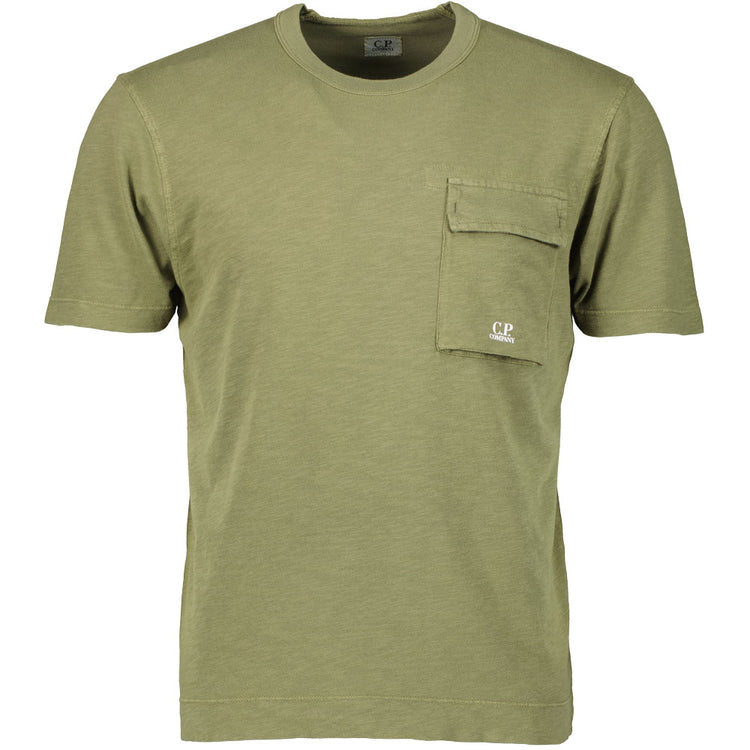 C.P. Company Malfile Pocket Logo T-Shirt - Casual Basement