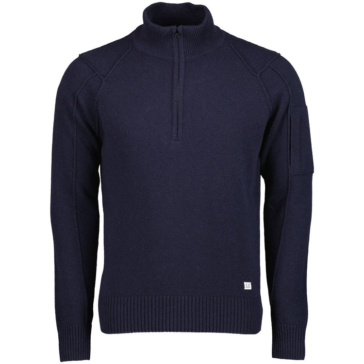 C.P. Quarter Zip Lambswool Knit - Casual Basement