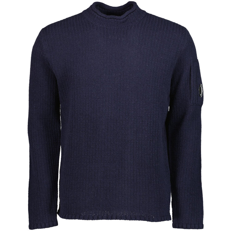 C.P. Lambswool Crewneck Lens Knit - Casual Basement