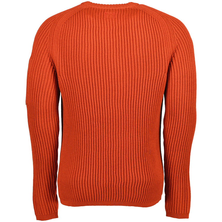 C.P. Merino Wool Ribbed Crew Neck Knit - Casual Basement