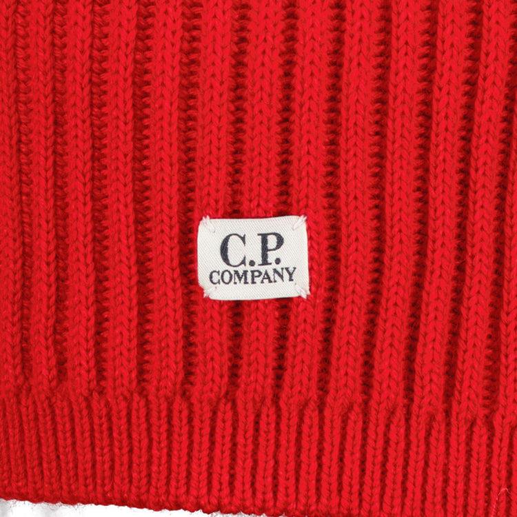 C.P. Merino Wool Ribbed Crew Neck Knit - Casual Basement