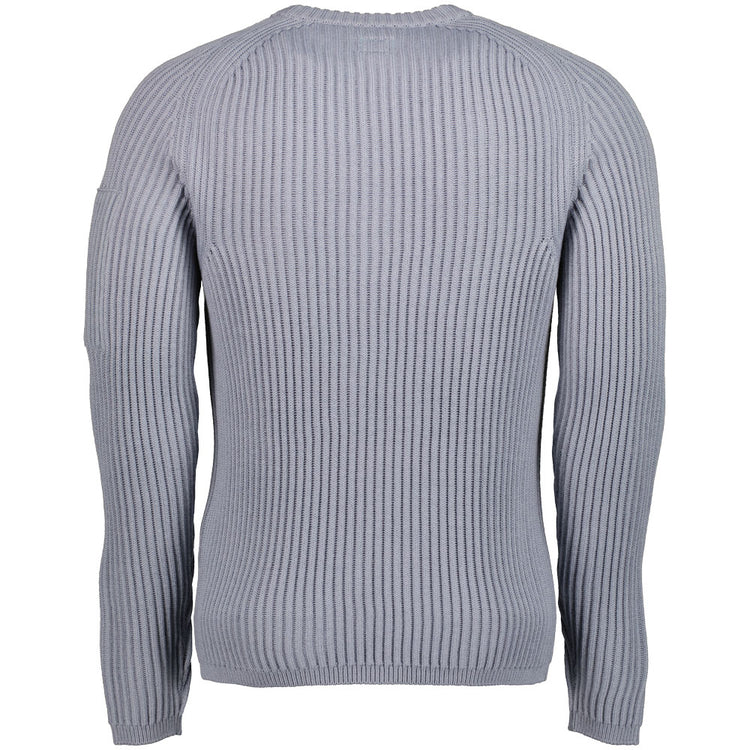 C.P. Merino Wool Ribbed Crew Neck Knit - Casual Basement
