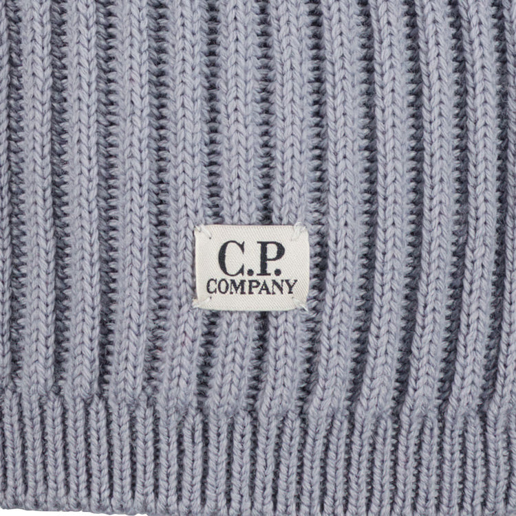 C.P. Merino Wool Ribbed Crew Neck Knit - Casual Basement