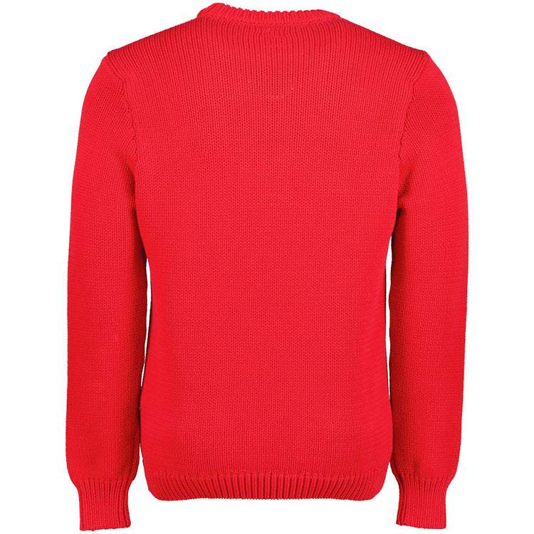 Winter Cotton Logo Patch Knit - Casual Basement