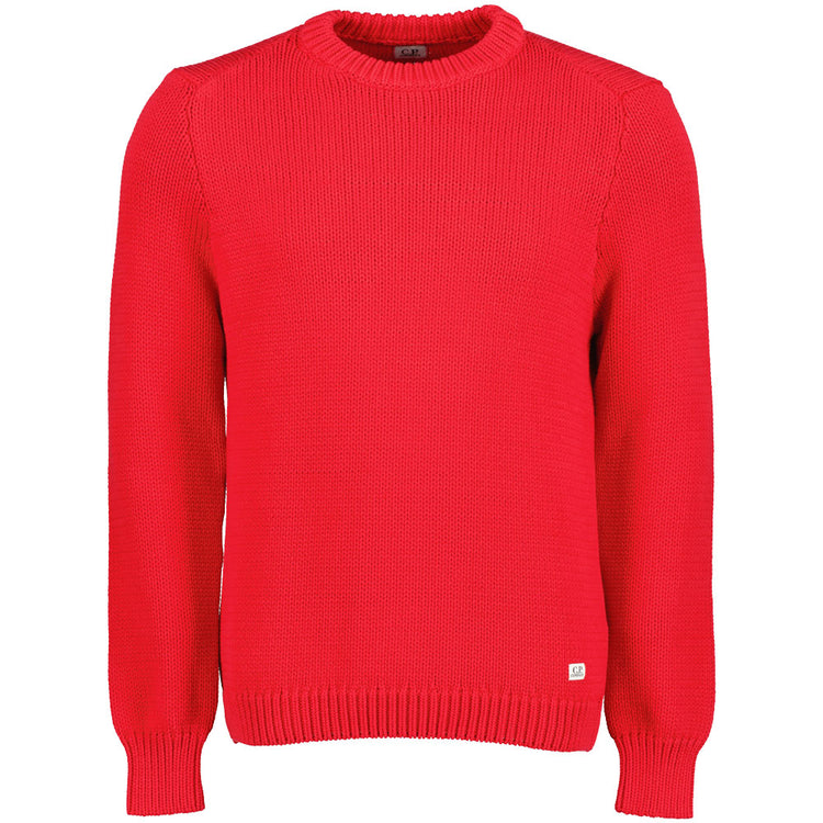 Winter Cotton Logo Patch Knit - Casual Basement