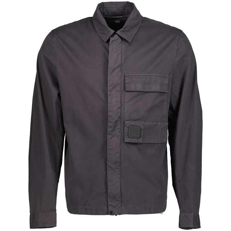C.P. Gabardine Zip Up Overshirt - Casual Basement
