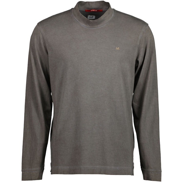C.P. Long Sleeve Re-Colour Logo T-Shirt - Casual Basement
