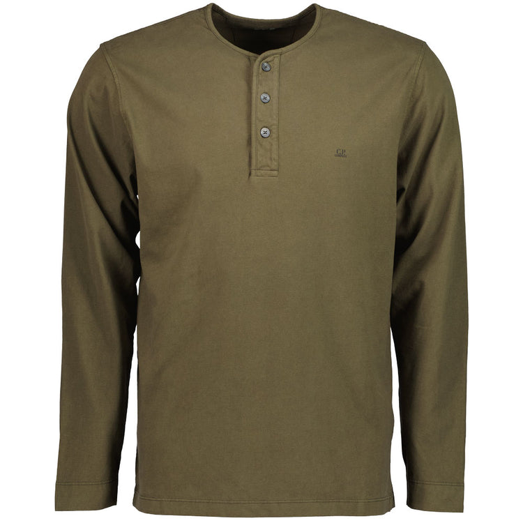 C.P. Long Sleeve Button Up T-Shirt - Casual Basement