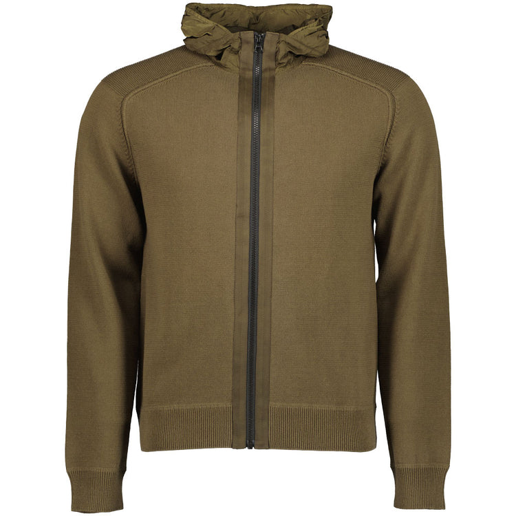 C.P. Junior Zip Up Goggle Hooded Knit - Casual Basement