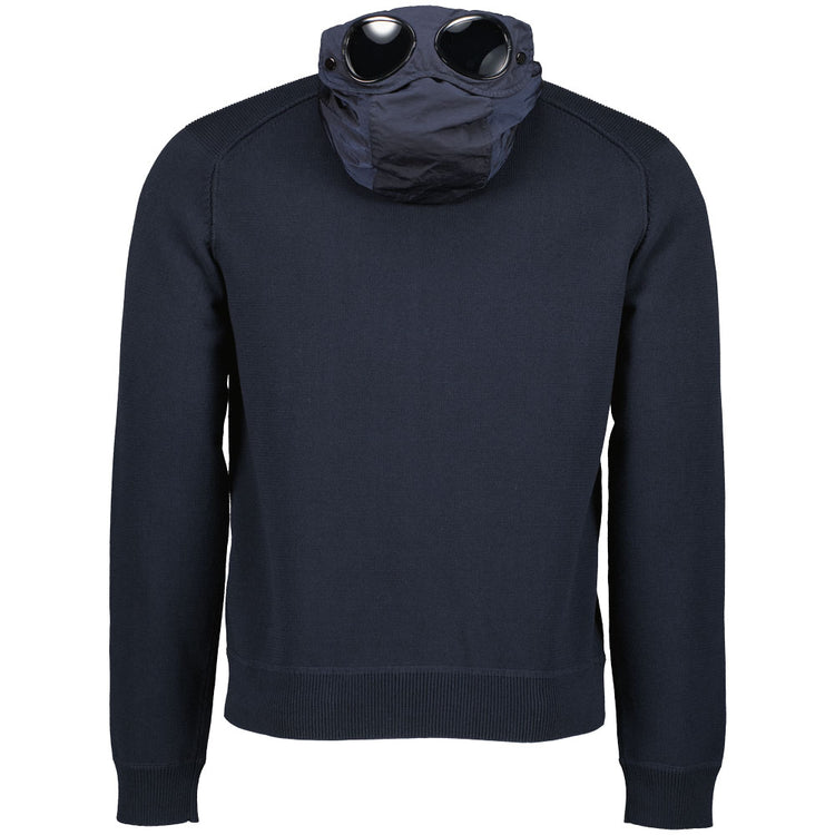 C.P. Junior Zip Up Goggle Hooded Knit - Casual Basement