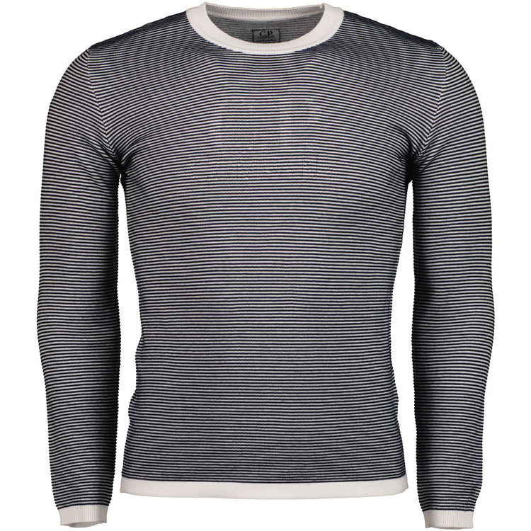 C.P. Junior Striped Logo Knit - Casual Basement
