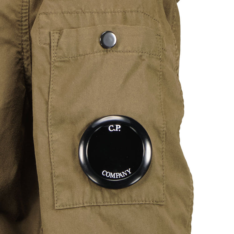 C.P. Junior Hooded Gabardine Lens Overshirt - Casual Basement