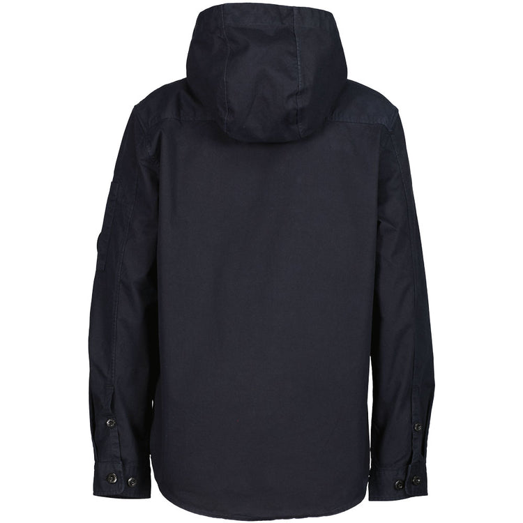 C.P. Junior Hooded Gabardine Lens Overshirt - Casual Basement
