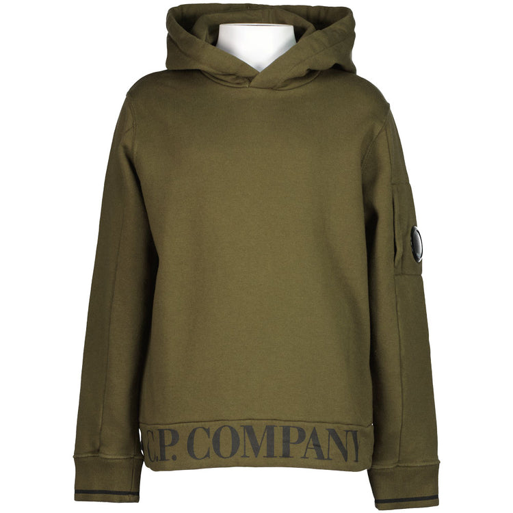 C.P. Junior Hem Logo Lens Hoodie - Casual Basement