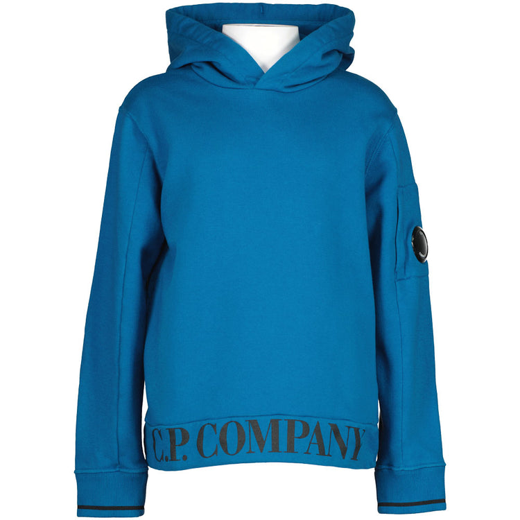 C.P. Junior Hem Logo Lens Hoodie - Casual Basement