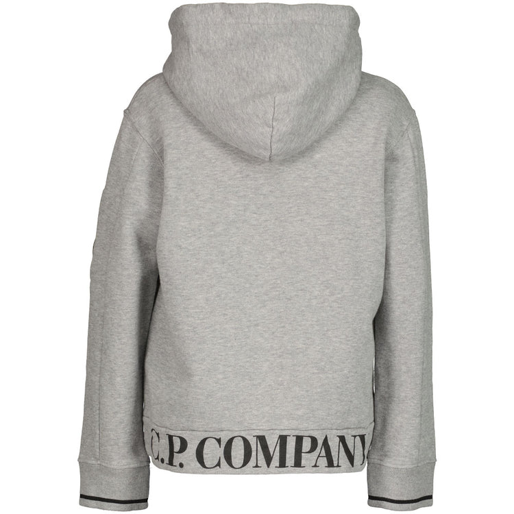 C.P. Junior Hem Logo Lens Hoodie - Casual Basement