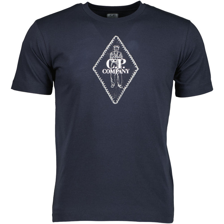 C.P. Junior Diamond Sailor Logo T-Shirt - Casual Basement