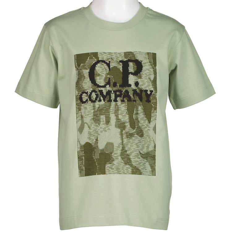 C.P. Junior Camo Logo T-Shirt - Casual Basement