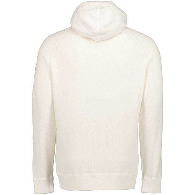C.P. Cotton Crepe Bouclé Hooded Lens Knit - Casual Basement