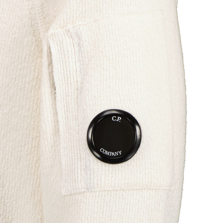 C.P. Cotton Crepe Bouclé Hooded Lens Knit - Casual Basement