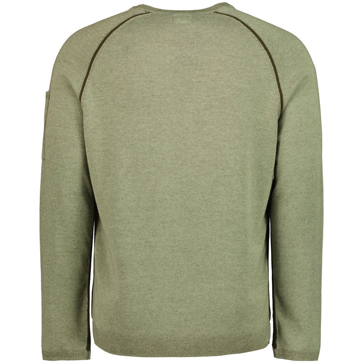 C.P. Double Face Vanisé Crewneck Lens Knit - Casual Basement