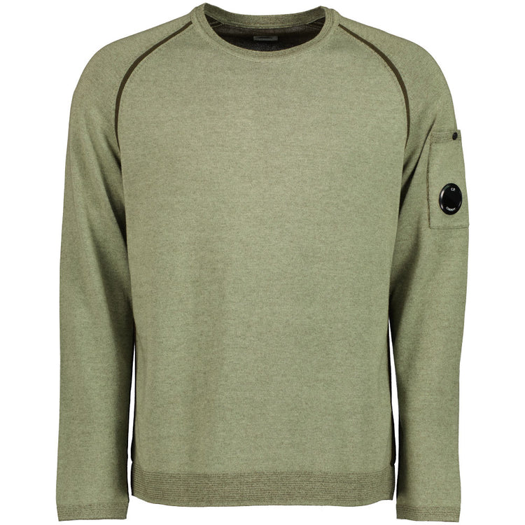C.P. Double Face Vanisé Crewneck Lens Knit - Casual Basement