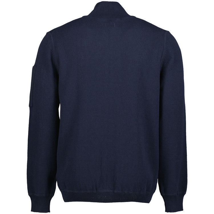 C.P. Zip-Up Mixed Lens Cardigan - Casual Basement