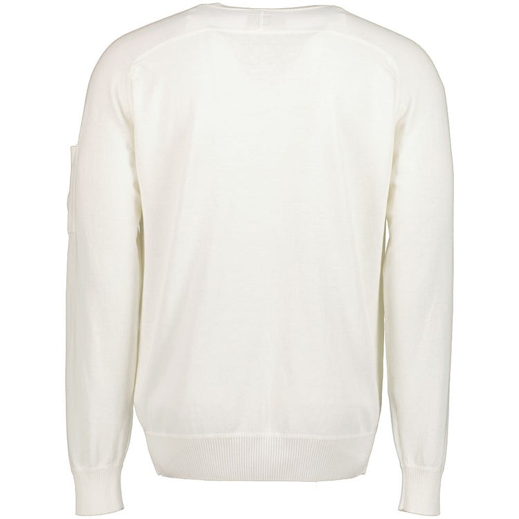 C.P. Crewneck Cotton Crepe Lens Knit - Casual Basement