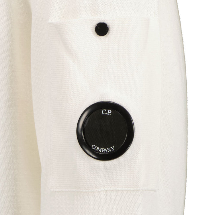 C.P. Crewneck Cotton Crepe Lens Knit - Casual Basement