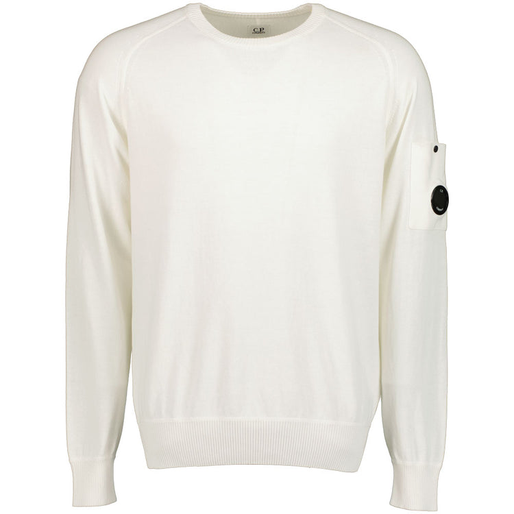 C.P. Crewneck Cotton Crepe Lens Knit - Casual Basement
