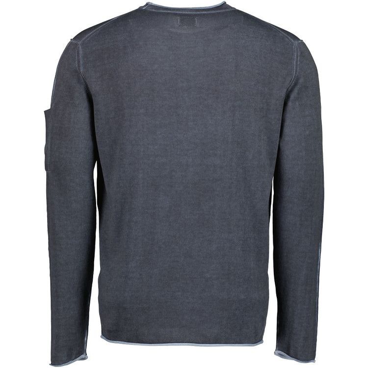 C.P. Crewneck Cotton Crepe Lens Knit - Casual Basement