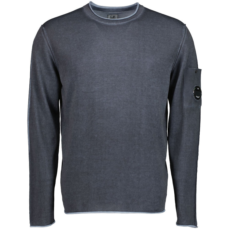 C.P. Crewneck Cotton Crepe Lens Knit - Casual Basement