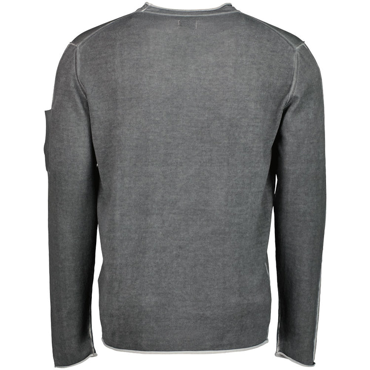 C.P. Crewneck Cotton Crepe Lens Knit - Casual Basement