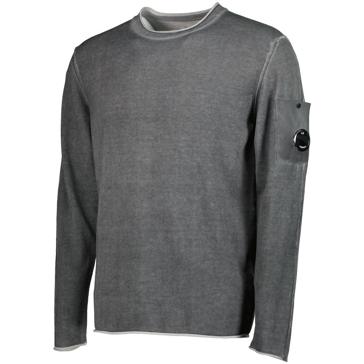 C.P. Crewneck Cotton Crepe Lens Knit - Casual Basement