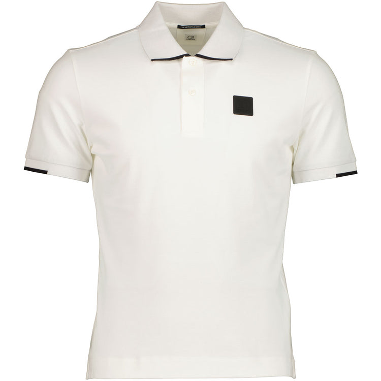 C.P. Stretch Piquet Striped Polo - Casual Basement