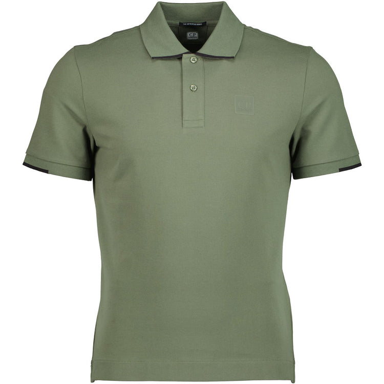 C.P. Stretch Piquet Striped Polo - Casual Basement