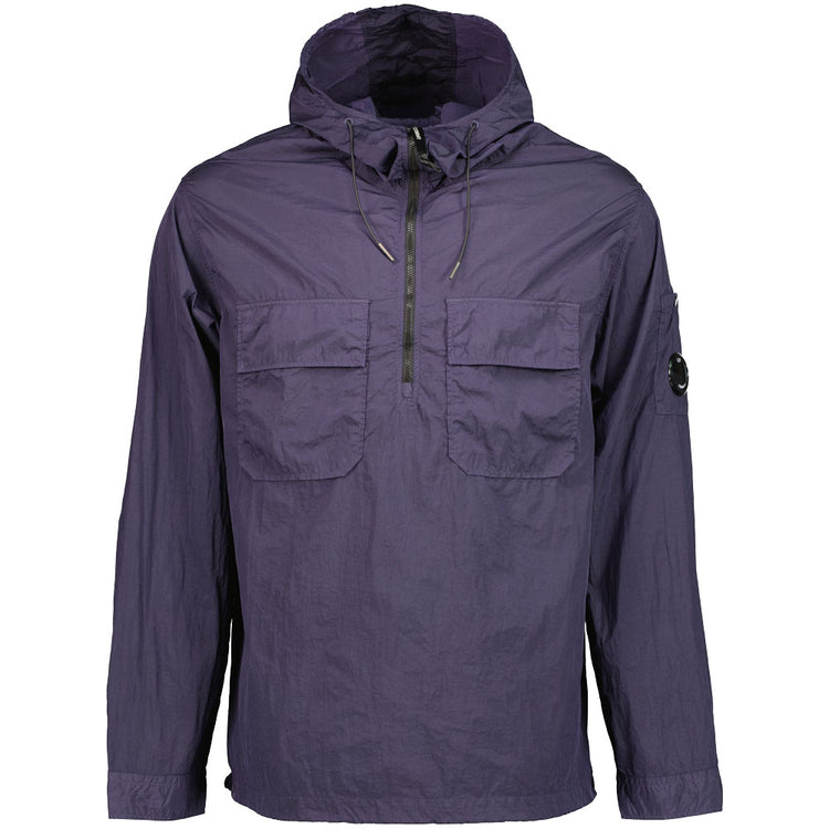 C.P. Chrome Quarter Zip Hooded Lens Jacket - Casual Basement