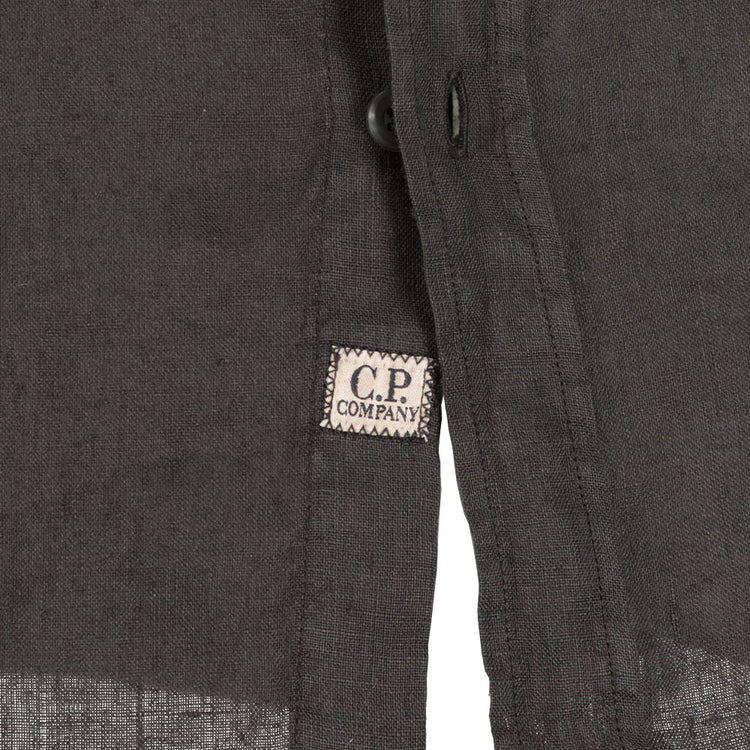 C.P. Short Sleeve Linen Shirt - Casual Basement