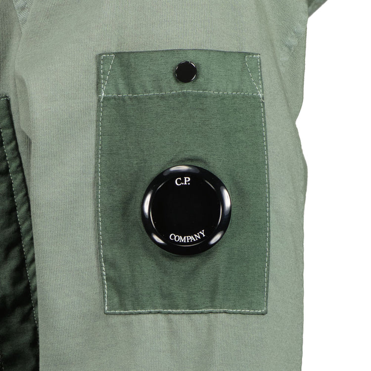 C.P. Mixed Heavy Jersey Lens Hoodie - Casual Basement