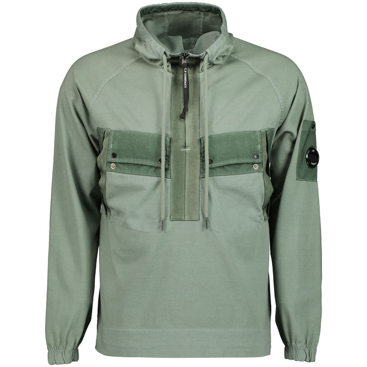 C.P. Mixed Heavy Jersey Lens Hoodie - Casual Basement