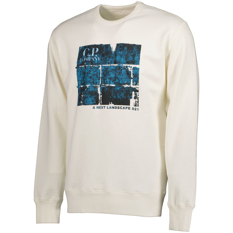 C.P. Crewneck Graphic Print Sweatshirt - Casual Basement