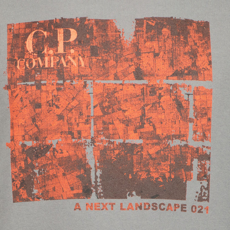 C.P. Crewneck Graphic Print Sweatshirt - Casual Basement
