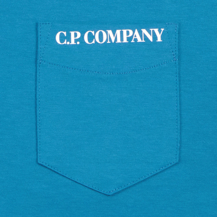 C.P. Logo Print Pocket T-Shirt - Casual Basement