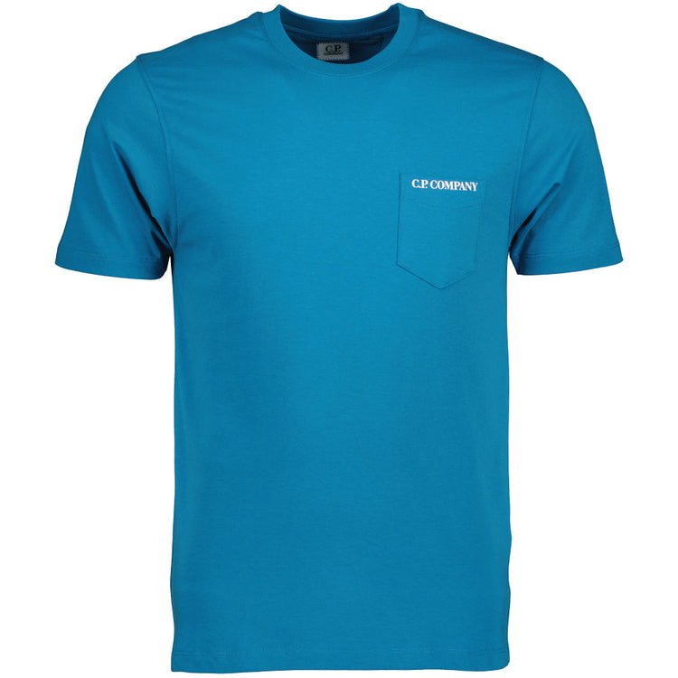 C.P. Logo Print Pocket T-Shirt - Casual Basement