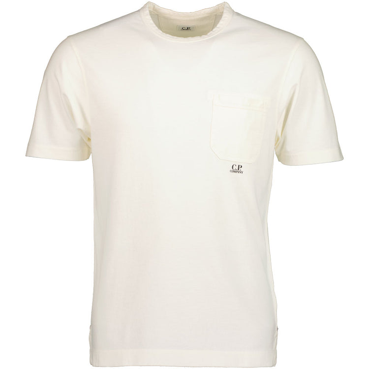 C.P. Logo Print Pocket T-Shirt - Casual Basement