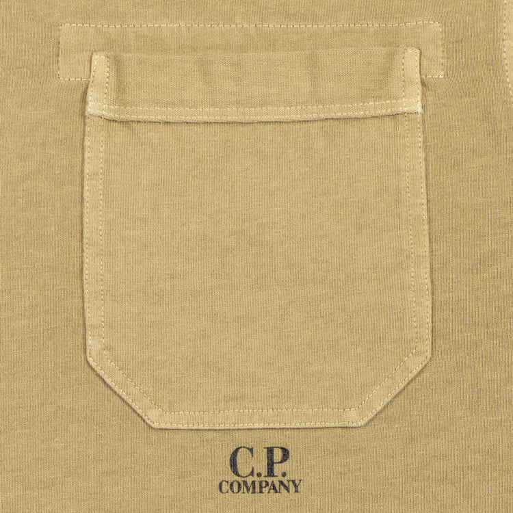 C.P. Logo Print Pocket T-Shirt - Casual Basement