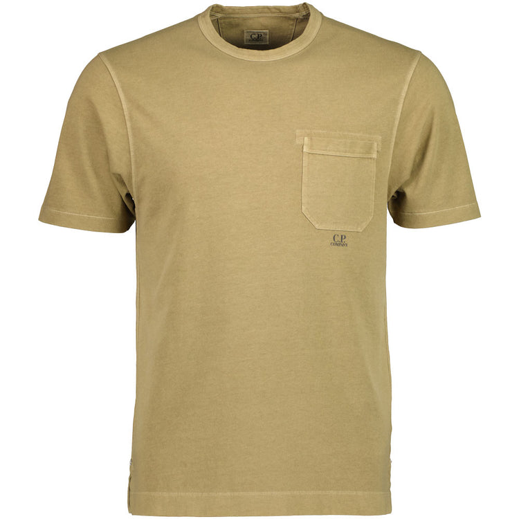 C.P. Logo Print Pocket T-Shirt - Casual Basement