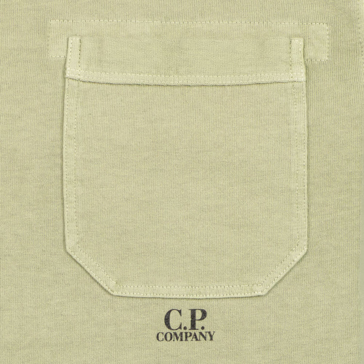 C.P. Logo Print Pocket T-Shirt - Casual Basement