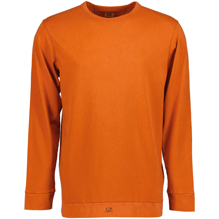 C.P. Long Sleeve Hem Logo T-Shirt - Casual Basement