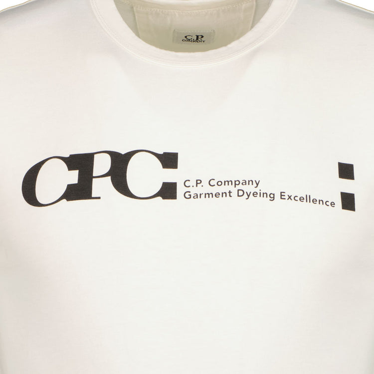 C.P. GDE Logo Print T-Shirt - Casual Basement